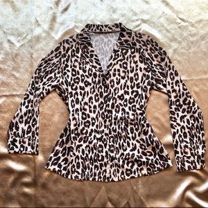 Lepoard print blouse